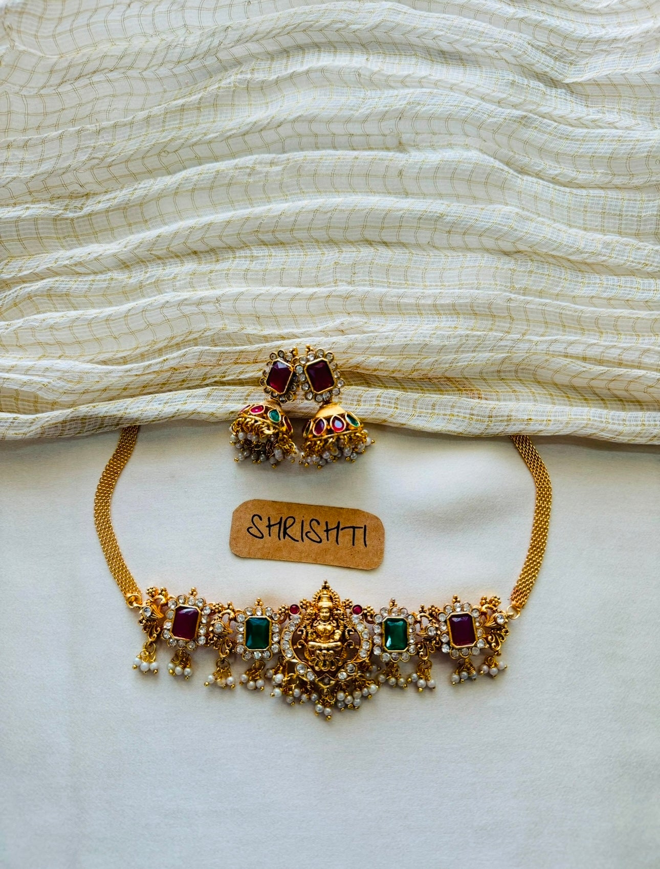 lakshmi choker jumka