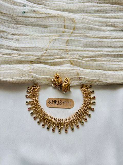 necklace jumka mix